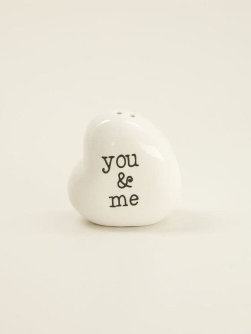 NWT Cracker Barrel Heart Salt & Pepper Shaker Set Always Forever You Me Ceramic - Picture 5 of 7